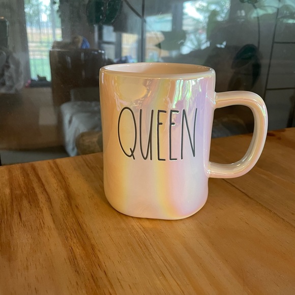 Rae Dunn Other - Rae Dunn QUEEN iridescent mug